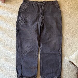 Original Carhartt workman carpenter dungaree fit cargo pants size 35 by 30